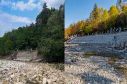 У Чернiвецькiй областi укрiпили дiлянку дороги