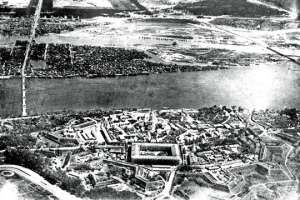 Аэросъемка Киева в 1918-м году. Фото