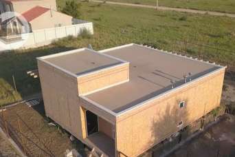 Как сделать плоскую кровлю из СИП-панелей. Окончание