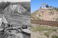 На миколаївськiй дорозi почали вiдбудовувати шляхопровiд через залiзницю