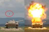 Как легко «Джавелин» уничтожает русский танк Т-72.  Видео