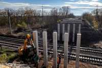 На шляхопроводi на дорозi М-30 розпочали бетонування опорних частин