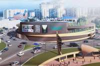 Строительство ТРЦ над метро «Героев Днепра» продолжается. Видео