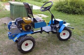 Во что можно превратить мотоблок. Фото