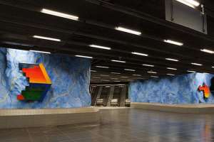 Как выглядит один из лучших метрополитенов мира в Стокгольме. Фото