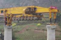 Изобретена машина для скоростного строительства мостов