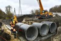 На однiй з найбiльш завантажених тернопiльських дорiг ремонтують мiст