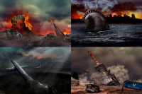 Так могут выглядеть крупнейшие города Земли после 3-й мировой войны. Видео