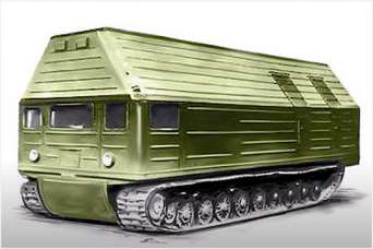 Самый необычный транспорт: атомный вездеход 60-х годов. Видео