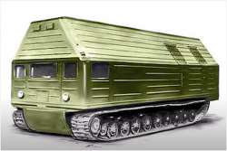 Самый необычный транспорт: атомный вездеход 60-х годов. Видео