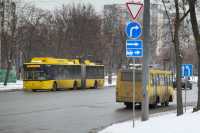 В Киеве уже 120 км выделенных полос для общественного транспорта