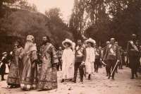 Император Николай II в Киеве на открытии памятника Александру II. 1911 год. Видео