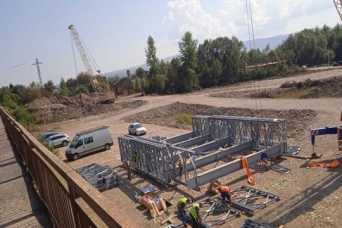В Тересвi зiбрано першу секцiю мосту