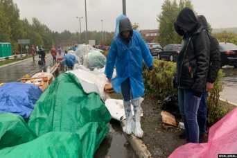 Украинские беженцы не могут преодолеть границу России с ЕС