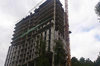 В Киеве без разрешения строили дома с террасами