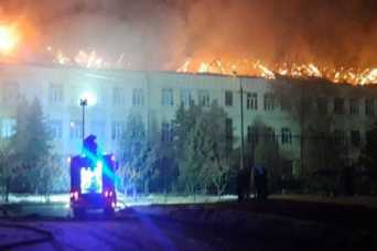 Сгоревшую гимназию восстановят в кратчайшие сроки