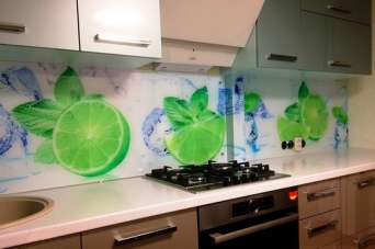 Что такое скинали для кухни. Фото и видео