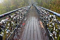 Мост на Парковой в Киеве не выдержал высоких температур