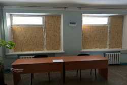 У амбулаторiї в Днiпрi усi вибитi вiкна закрили osb