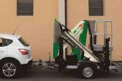 В Украине представили мини-автовышки, которые могут использоваться с легковыми машинами