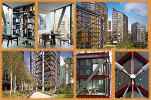 В Лондоне построен жилой комплекс необычной архитектуры